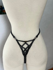 Midnight Macramé Bikini