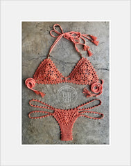 coral beach bikini