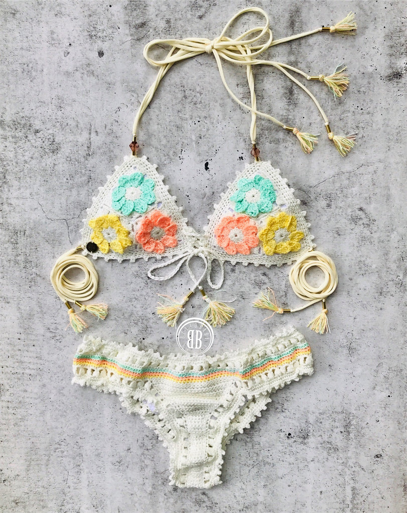 floratta collection crochet bikini