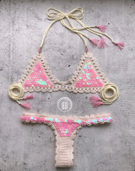 Cherry Blossom Crochet Bikini